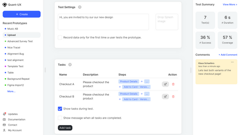 Quant-UX is OpenSource and free